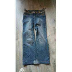 Betty Barclay jeans pailletten steentjes mt 36 -PDDW