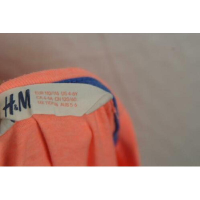 Stoer meidenshirt.Mt 110/116.Merk H&M