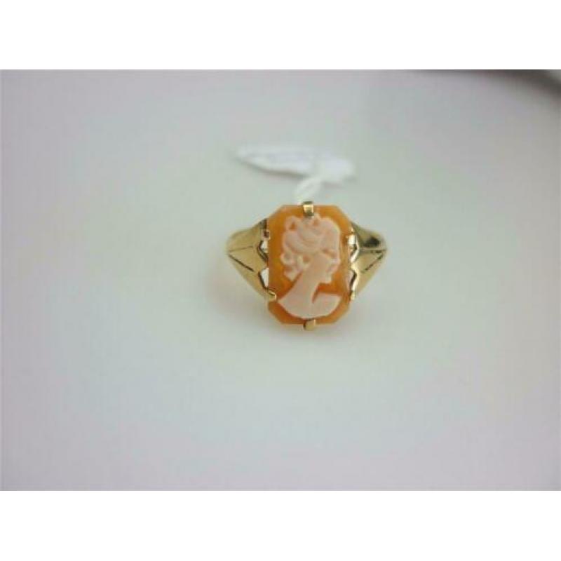 Ring goud met camee / Z6159