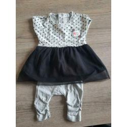 Setje Dirkje jurk + legging maat 56