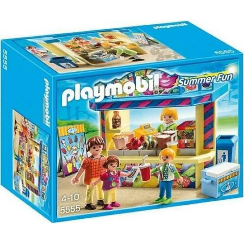 Zgan in doos : playmobil snoepkraam 5555