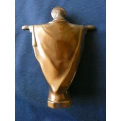 Oud koperen beeld van Jezus Christus