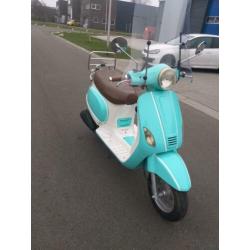 ??unieke Vespa look snorscooter met GARANTIE !!!??