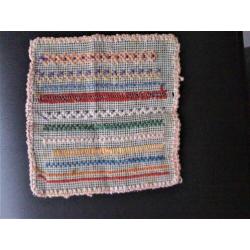 antiek lagere-school handwerk: tasje, broddellapje etc/.1950