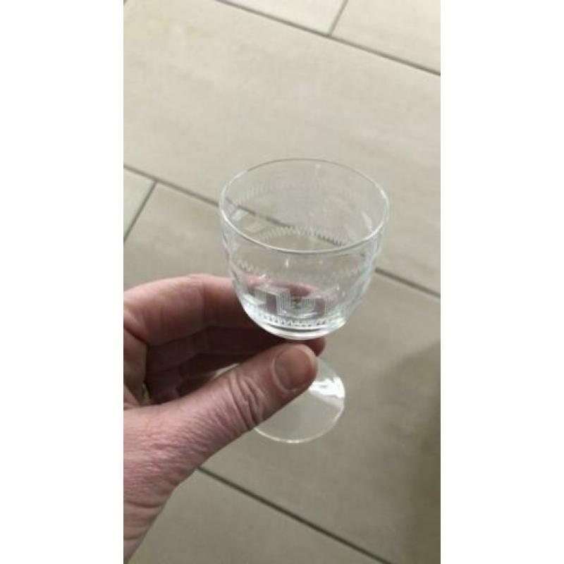 Retro glas voor bv port