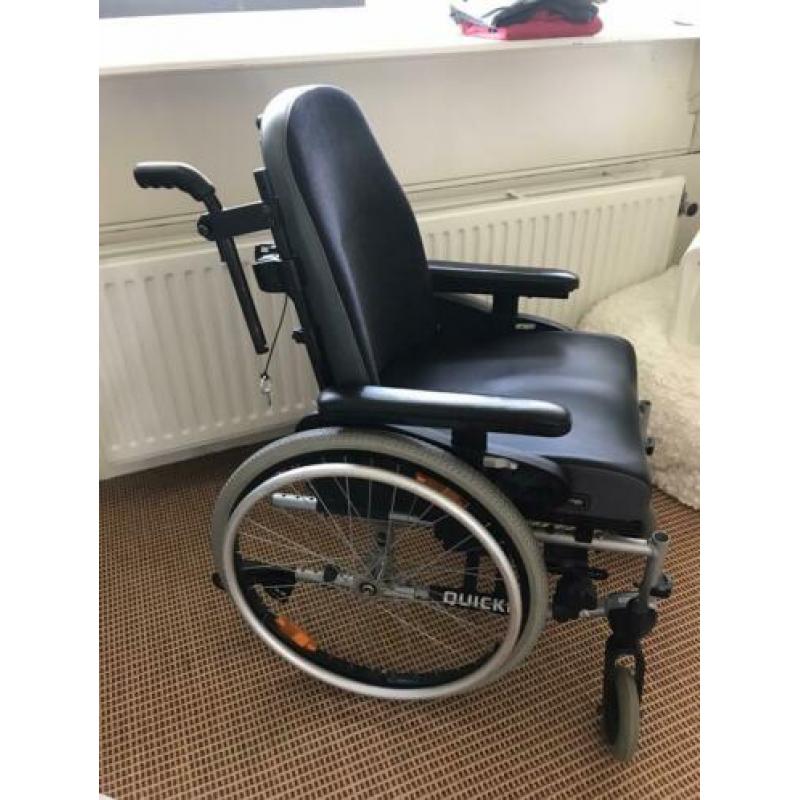Rolstoel Quickie zeer comfortabel
