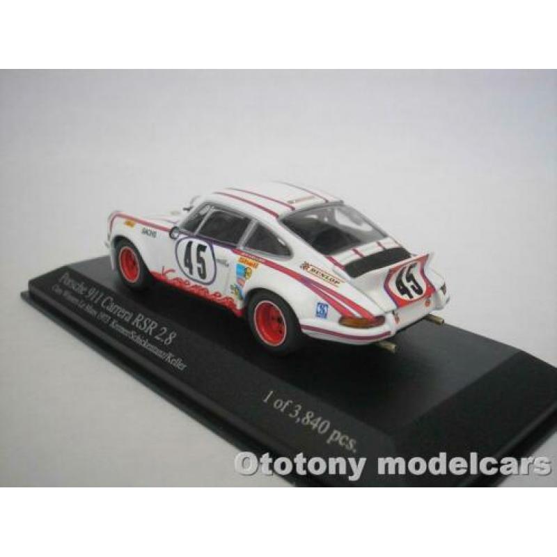 Porsche 911 Carrera RSR 2.8 #45 LeMans 1973 1/43 Minichamps