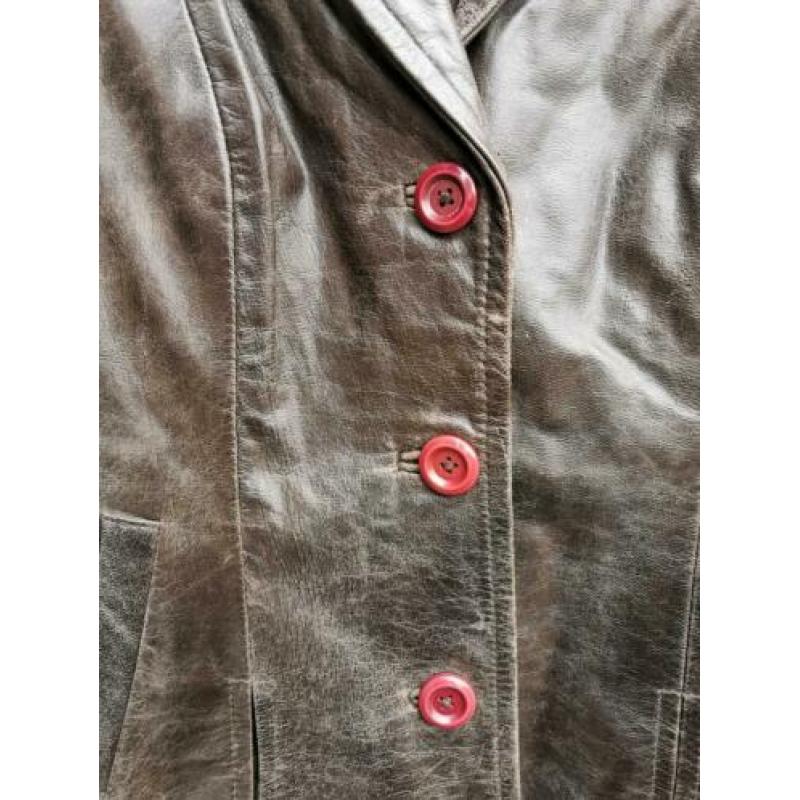 Mooi vintage leren jasje