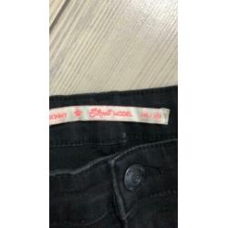 Jeans zwart maat 146/152