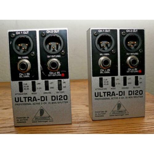 2x Ultra-DI D120 + 2x Direct Box DIB-100