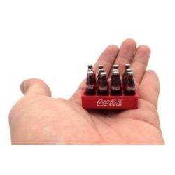 Coca Cola Kratje met 12 losse flesjes Cola nr 6