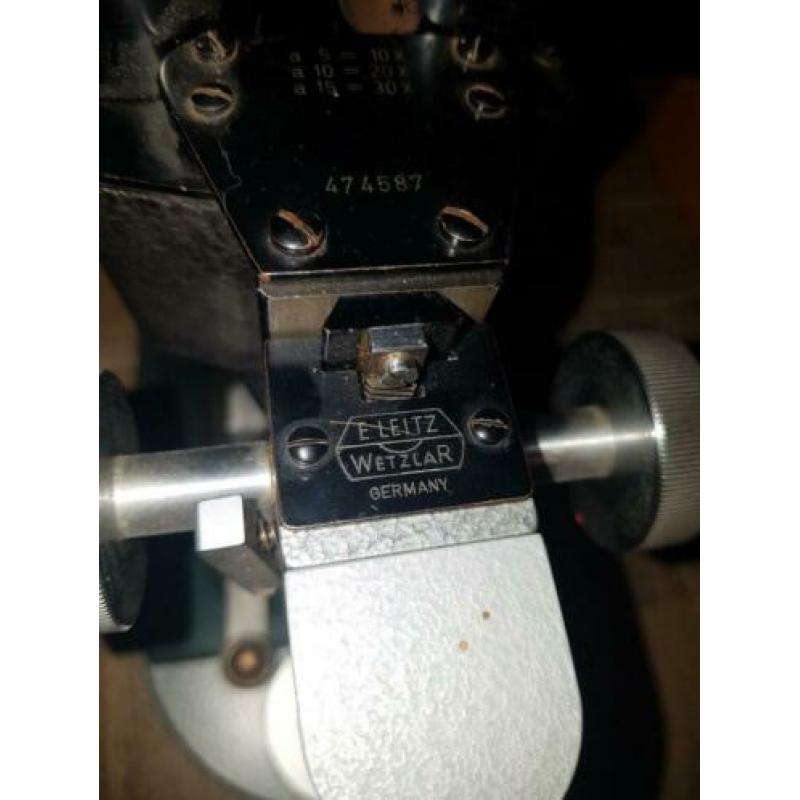E.Leitz Wetzlar Germany opzicht stereo microscoop