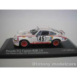 Porsche 911 Carrera RSR 2.8 #45 LeMans 1973 1/43 Minichamps