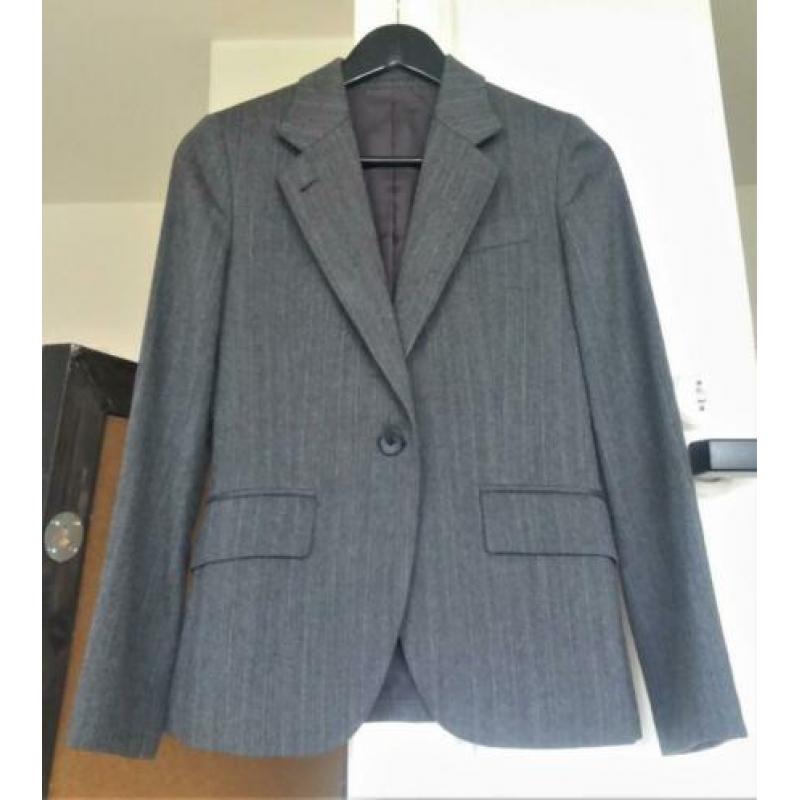 MARGARET HOWELL wollen blazer jasje - grijs - S 36