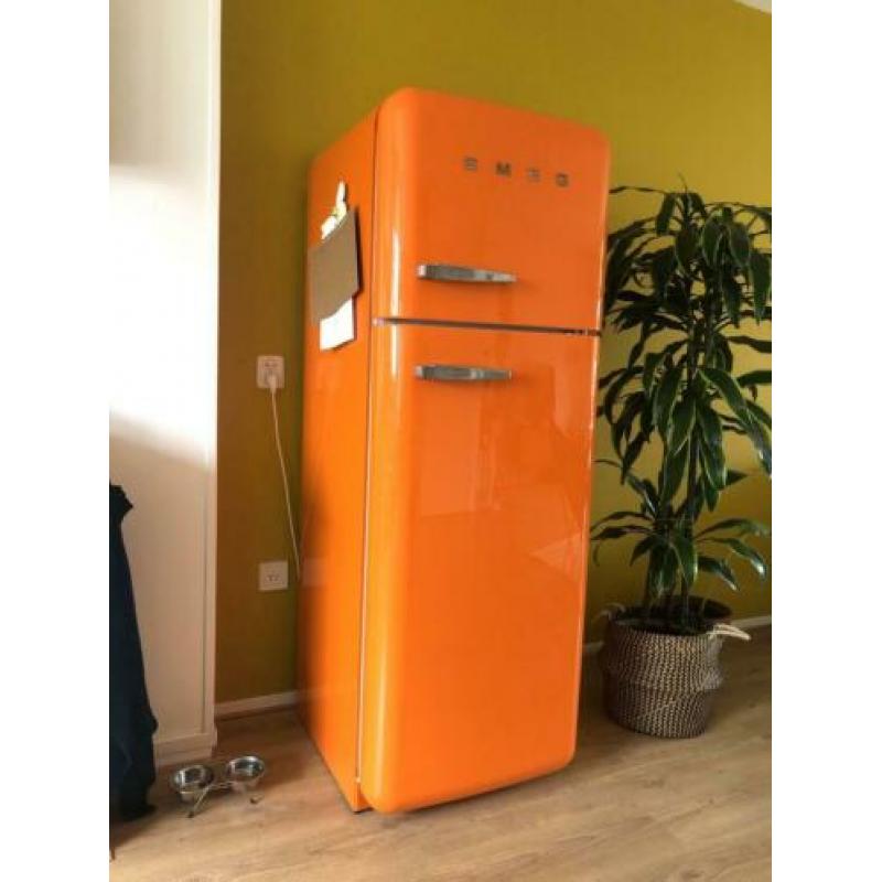 Smeg koelkast vrieskast FAB30ROR3 oranje