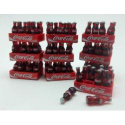 Coca Cola Kratje met 12 losse flesjes Cola nr 6