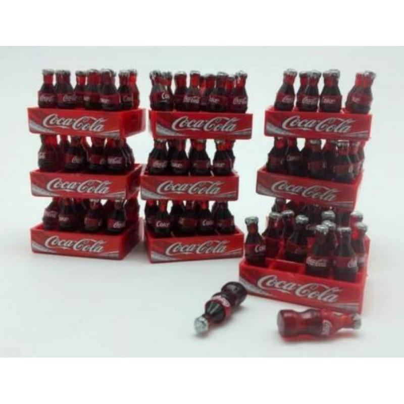 Coca Cola Kratje met 12 losse flesjes Cola nr 6