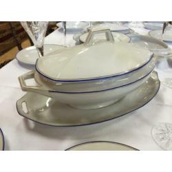 Brocante - echt Groot porseleinen eetservies!