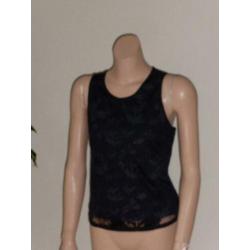 Jacqueline de young zwart top mt. L valt kleiner