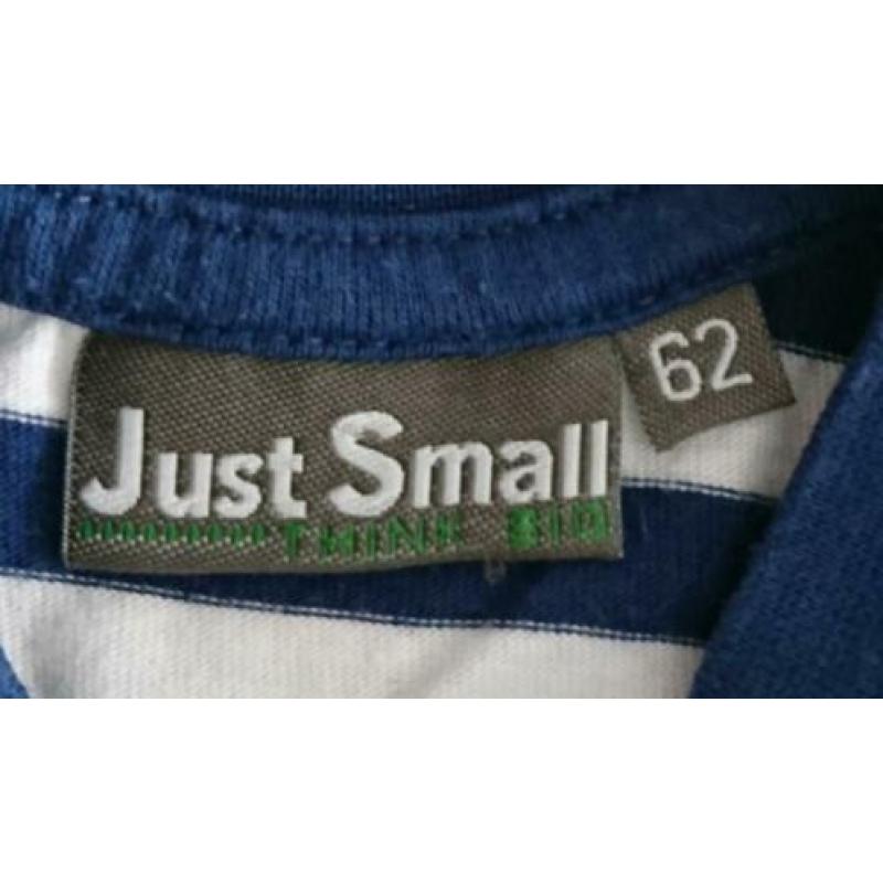 Longsleeve shirtje met lange mouwen Just Small maat 62