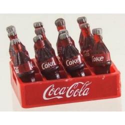 Coca Cola Kratje met 12 losse flesjes Cola nr 6