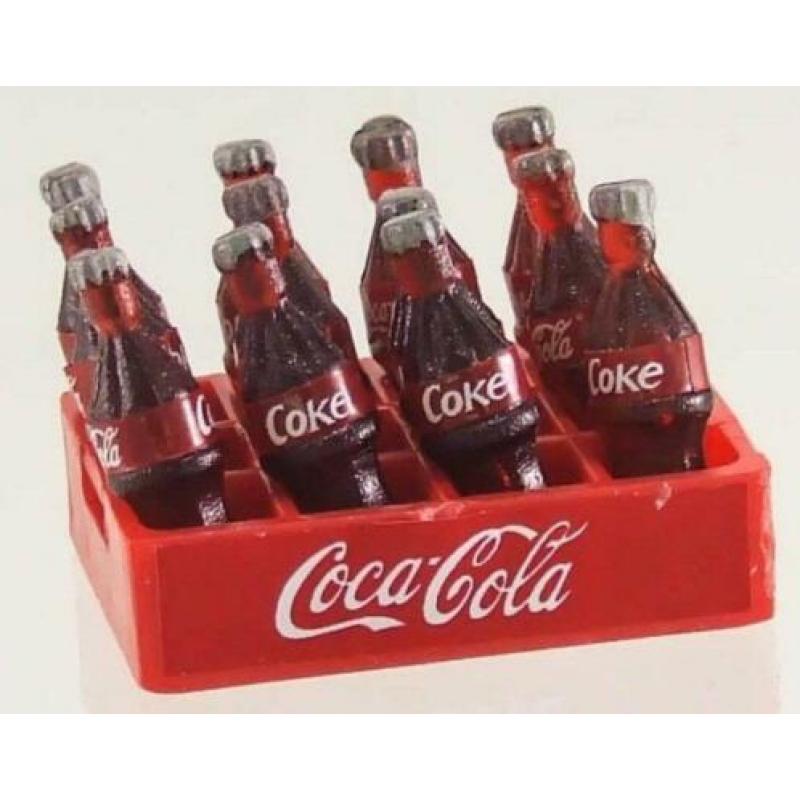 Coca Cola Kratje met 12 losse flesjes Cola nr 6