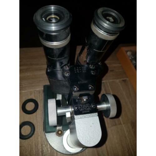 E.Leitz Wetzlar Germany opzicht stereo microscoop