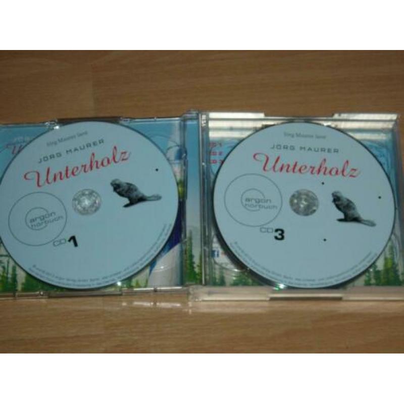 6 cd luisterboek Jorg Maurer - Unterholz , Alpen krimi