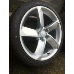 18” velgen + banden toyota auris corolla verso avensis 5x100