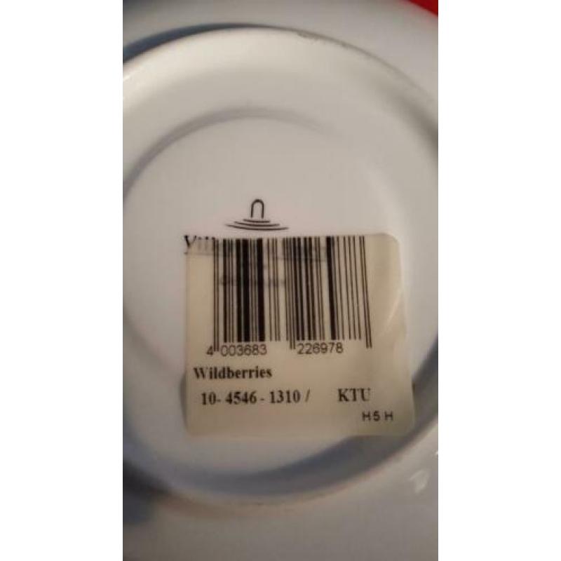 Wildberries Villeroy &Boch 1 x kop en schotel