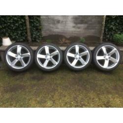 18” velgen + banden toyota auris corolla verso avensis 5x100