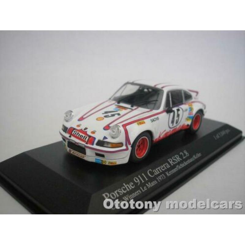 Porsche 911 Carrera RSR 2.8 #45 LeMans 1973 1/43 Minichamps