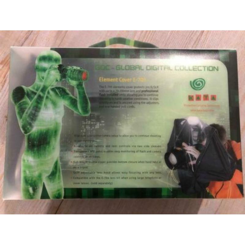 Ongebruikte KATA element cover E-705 regenhoes camera