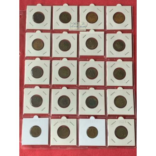 Complete Serie 1 met 35 Juliana Stuivers van 1950 t/m 1980
