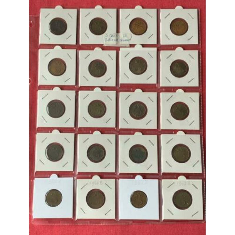 Complete Serie 1 met 35 Juliana Stuivers van 1950 t/m 1980