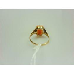 Ring goud met camee / Z6159