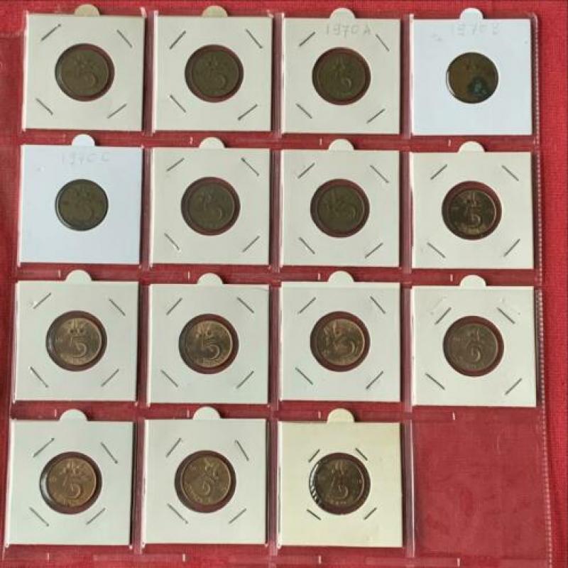 Complete Serie 1 met 35 Juliana Stuivers van 1950 t/m 1980