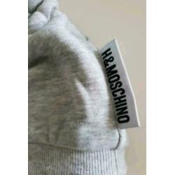 MOSCHINO cropped haltertop grijs 40.