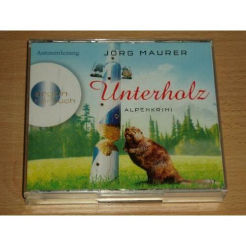 6 cd luisterboek Jorg Maurer - Unterholz , Alpen krimi