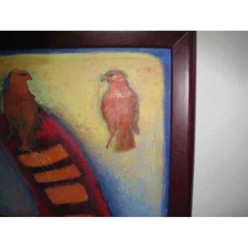 Schilderij buizerds - anita de harde