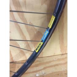 Retro Shimano 600 tricolor 26 inch voorwiel fixie racefiets