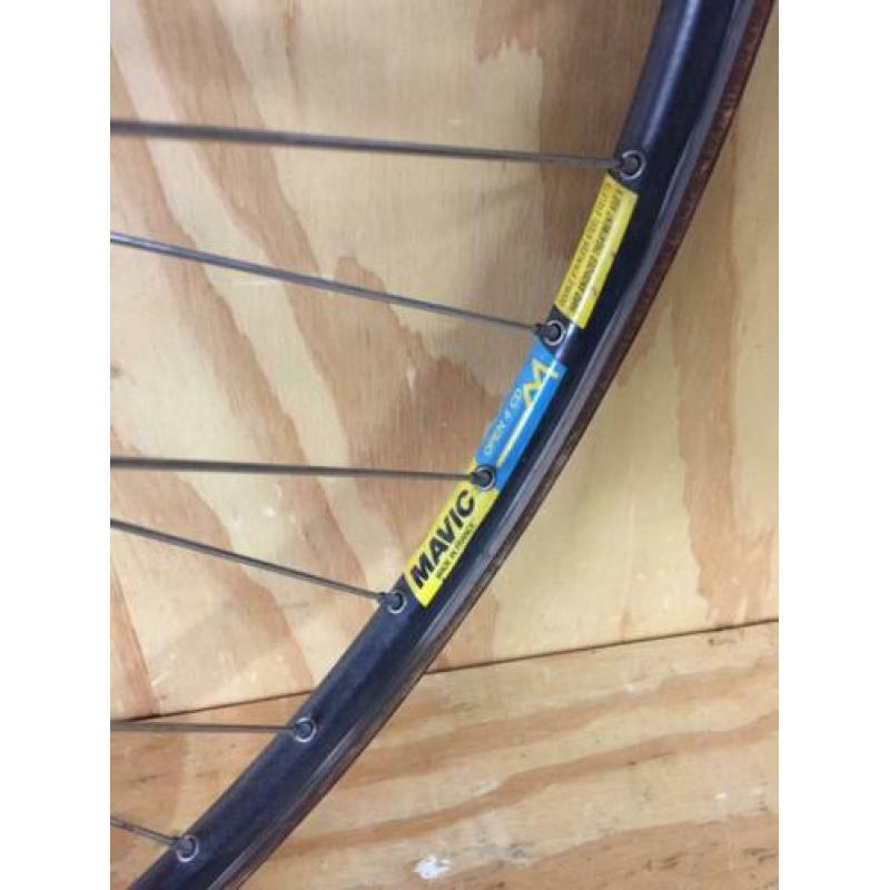 Retro Shimano 600 tricolor 26 inch voorwiel fixie racefiets