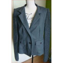 Nieuwe MARC CAIN wollen colbert/vest maat N4 (40/42)