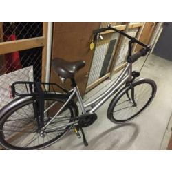 cortina met v snaar damesfiets