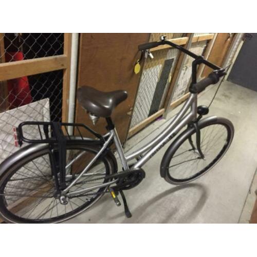 cortina met v snaar damesfiets