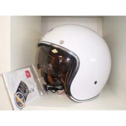 Motor brommer helm wit mt le mans helm wit xs s m l xl xxl
