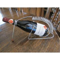 Design Stainless flessenhouder spiraal -