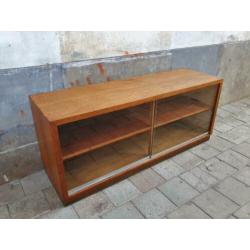 Houten Toonbank Jaren 50 | Vintage Vitrine Kast Antiek