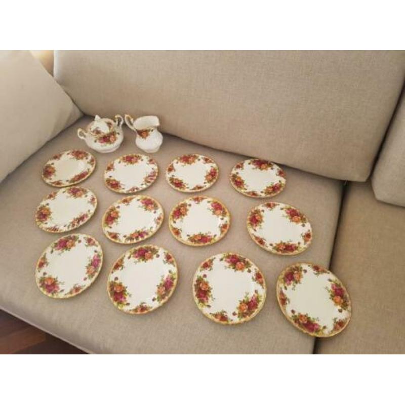 Royal Albert Old country roses ,compleet grote koffie 12 per