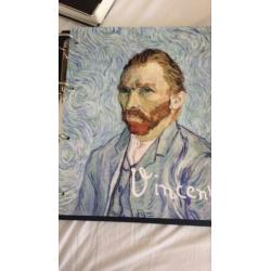 Vincent van Gogh zilverbaren met album en naslagwerk